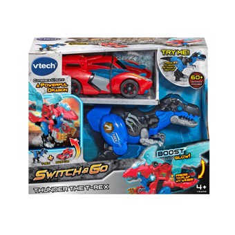 VTech Switch & Go Boost Thunder the T-Rex Transforming Dino